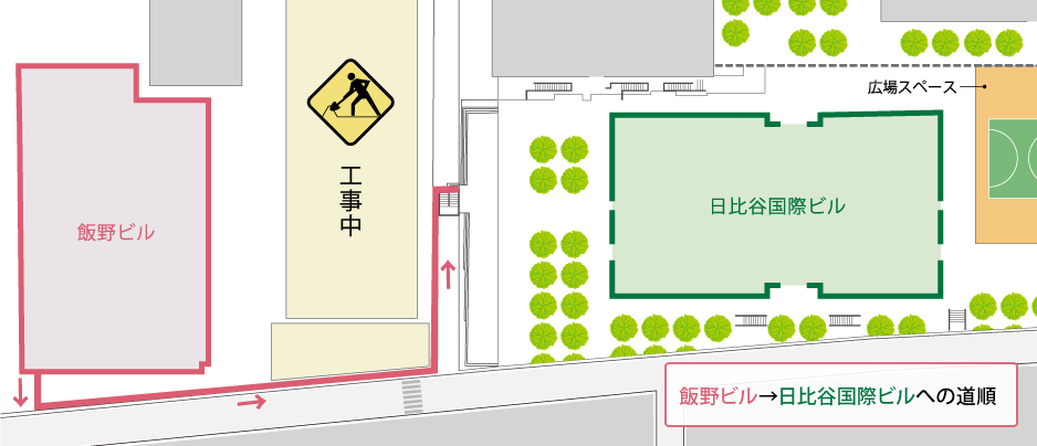 連絡通路マップ